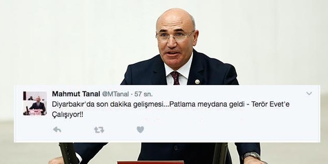 Mahmut Tanal’dan skandal paylaşım