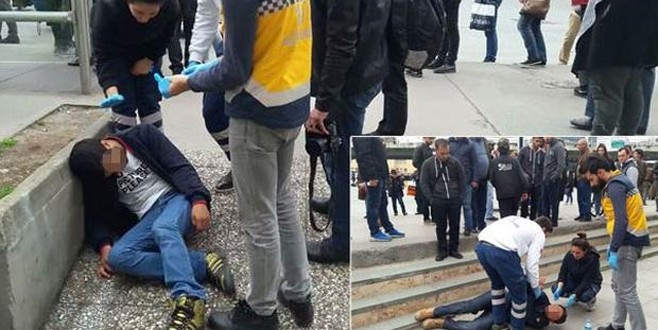 İstanbul’un göbeğinde şok görüntü!