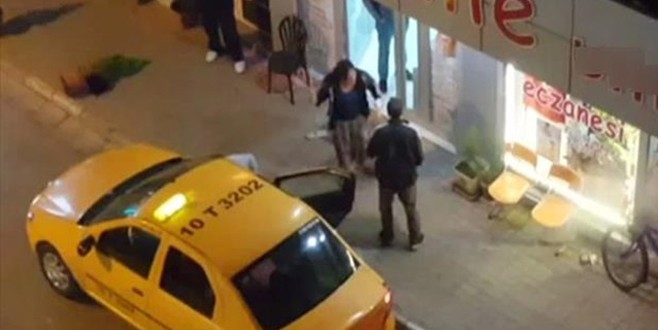 Kadından kocasına meydan dayağı