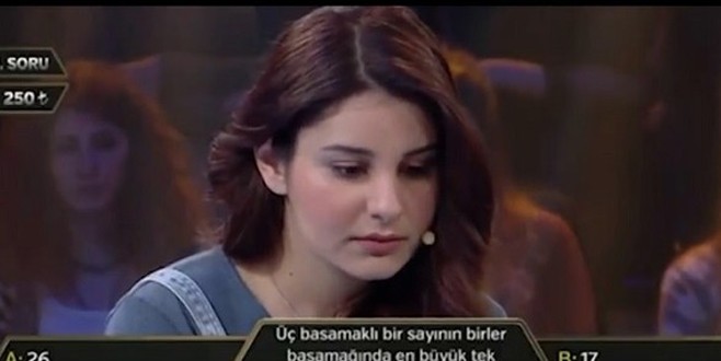TRT ekranlarında beyin yakan soru