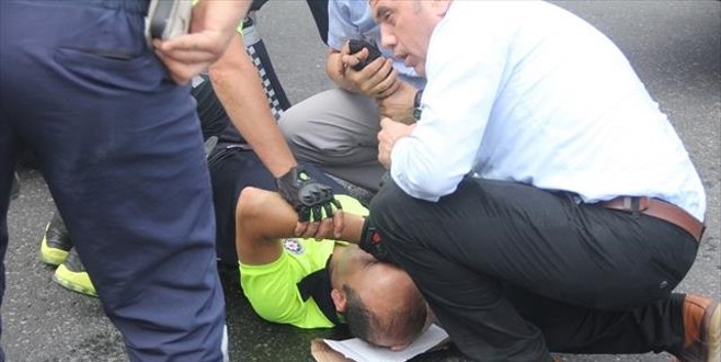 ‘Adalet Yürüyüşü’nde korkutan olay!