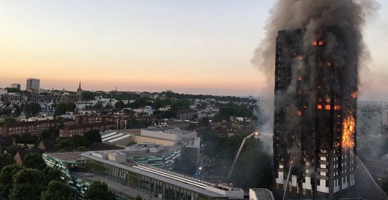 Londra’da 27 katlı bina yanıyor! Türkler de var!