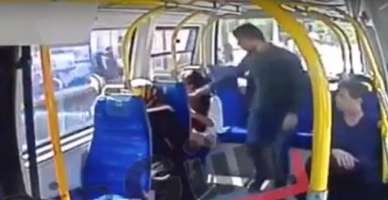 Şortlu kıza dayak kamerada!