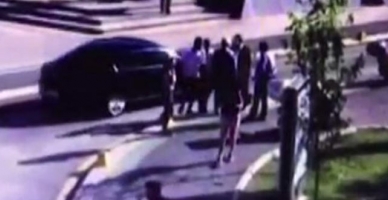 İşte Yılmaz Büyükerşen’e saldırı anı