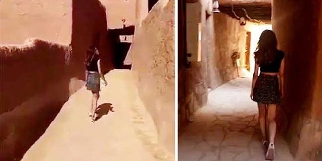 Suudi Arabistan’ı karıştıran mini etekli serbest!