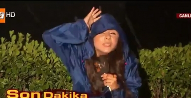 Atv muhabirinin doluyla imtihanı