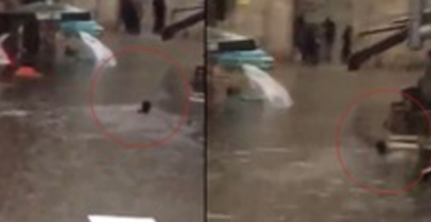 İstanbullular işe yüzerek gitti!