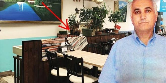 Adil Öksüz bir ay önce burada yemek yedi