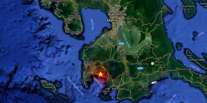 Filipinler’de 6,2 büyüklüğünde deprem
