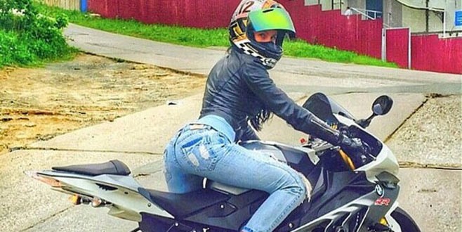 Olga Pronina motor üzerinde hayatını kaybetti