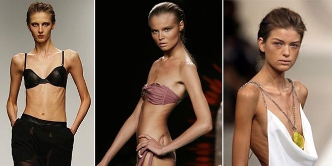 Aşırı zayıf modellere yasak geldi