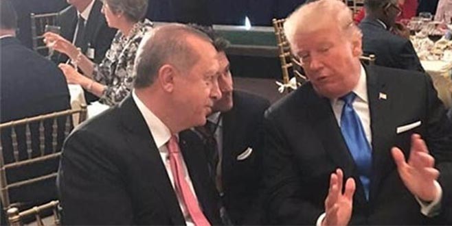 Erdoğan ile Trump arasında samimi sohbet!