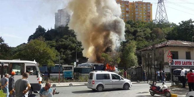 İstanbul Sarıyer’de yangın!