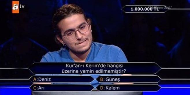 Kim Milyoner Olmak İster’de 1 milyonluk soru heyecanı