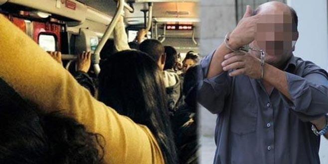 Otobüsü karıştıran taciz iddiası