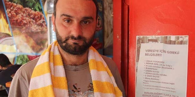Dönerci veresiye isteyenlerden öyle belgeler istiyor ki