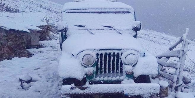 Yılın ilk karı nereye düştü?