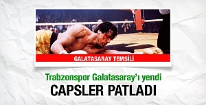 Galatasaray Trabzon’a yenildi, capsler patladı