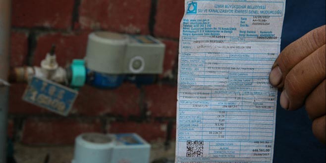 54 günlük su faturası 448 bin 561 lira geldi