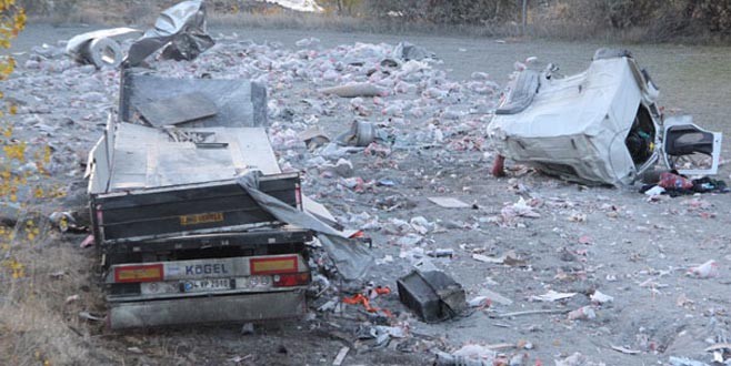 Erzincan’da feci kaza!