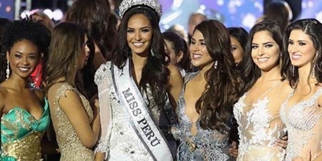 Güzellik yarışmasında şok!