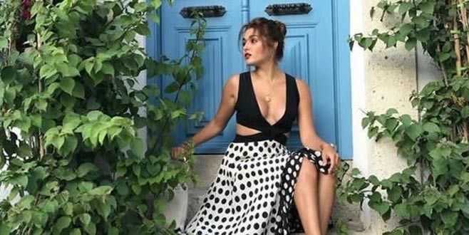 İşte Hande Erçel’in yatak odasına yaptırdığı resim