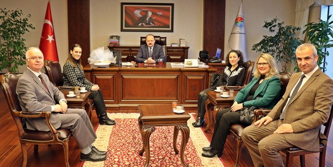 Kaymakam Meftun Dallı öğretmenleri ağırladı