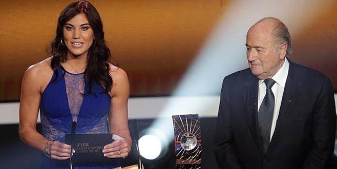 Sepp Blatter Hope Solo’yu taciz etmiş