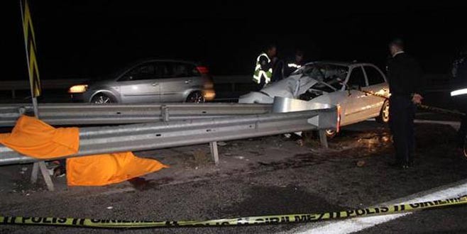 TEM’de korkunç kaza:1 ölü