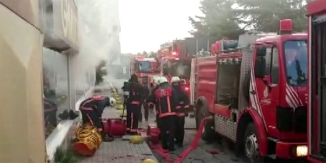 Ataköy’de spor salonunda yangın!