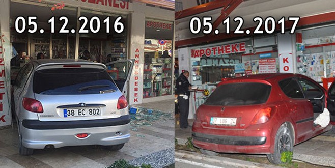 Bir yıl arayla ilginç tesadüf!