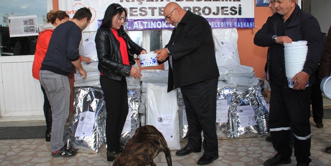 Kartal Belediyesi’nden gönüllü hayvan severlere destek