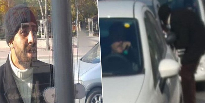 Konya’da pişkin dilenciden şok eden soru