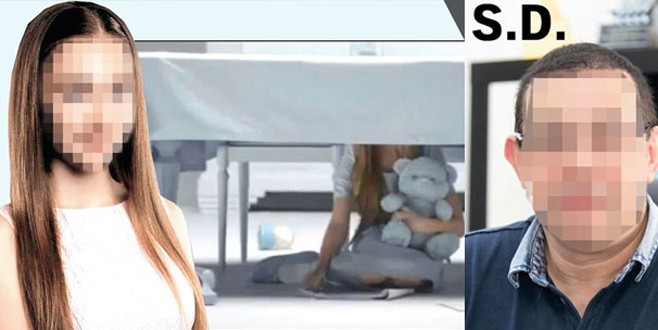 Tacize karşı kamu spotunda oynayan kıza taciz