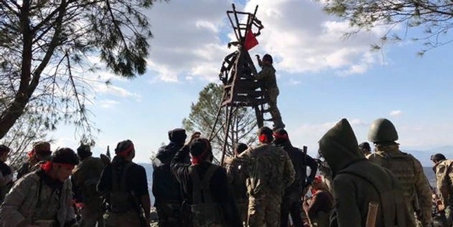 Burseya Dağı’na Türk bayrağı çekildi