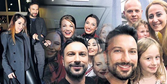 Uçakta Tarkan kuyruğu!