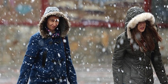 Edirne’de kar yağışı başladı