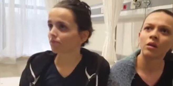 Genç kızların odasına giren doktor duş aldı