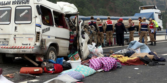 Kahramanmaraş’ta feci kaza: 9 ölü