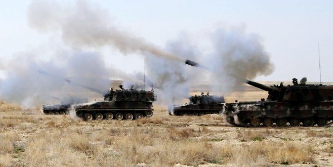 PYD/PKK hedefleri havadan ve karadan vuruldu