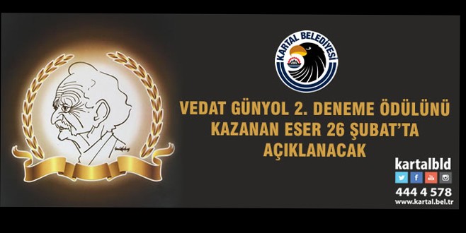 Vedat Günyol 2. Deneme Ödülü 4 Mart’ta sahibini bulacak
