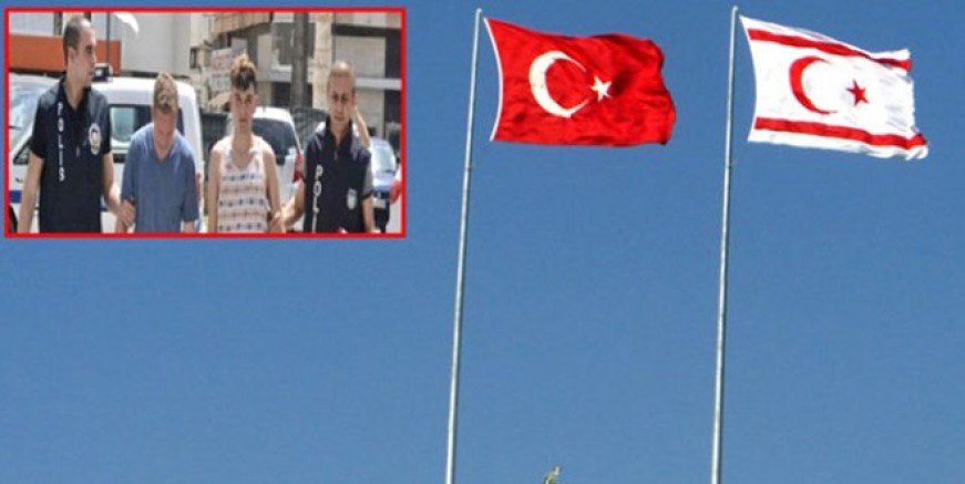 Lefkoşa’da bayrağımıza çirkin saldırı