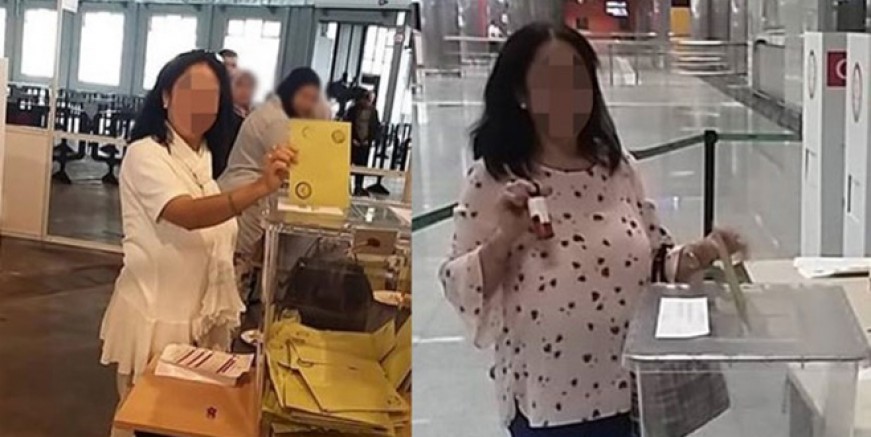 Çifte oy kullanan kadın gözaltında