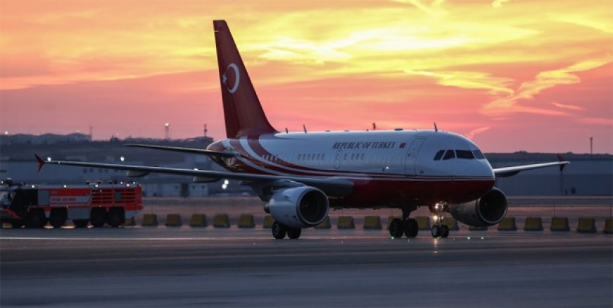 Cumhurbaşkanı Erdoğan’ın uçağı 3. Havalimanı’na indi