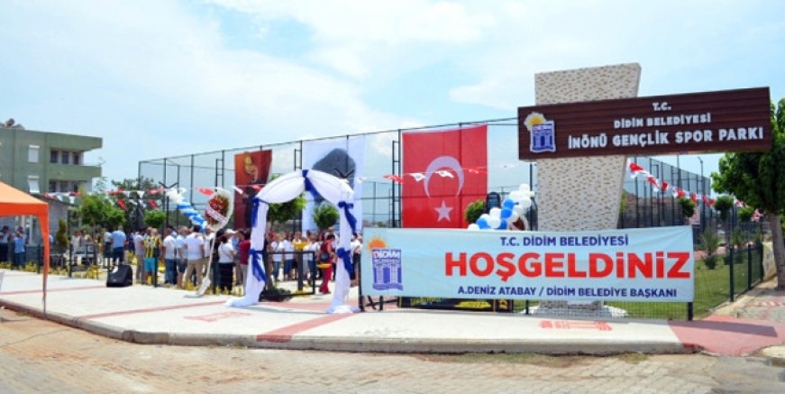 Didim modern bir parka daha kavuştu