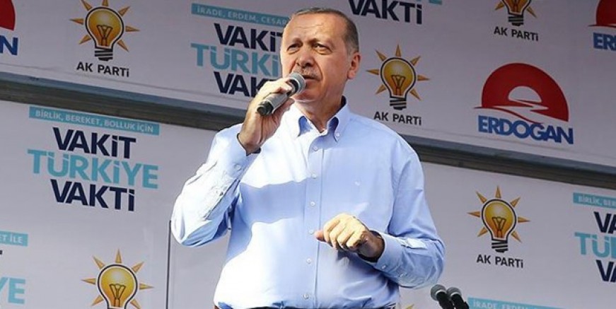 Erdoğan: Vatan yansa ateşinde ısınırlar!