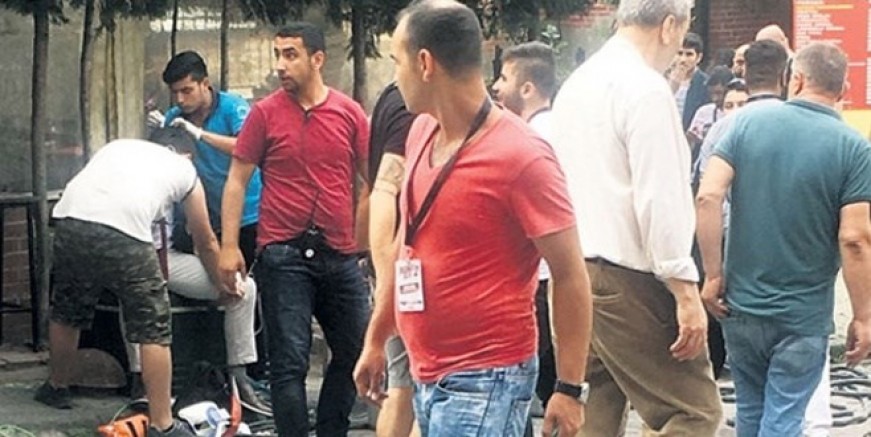 Organize İşler setinde kaza