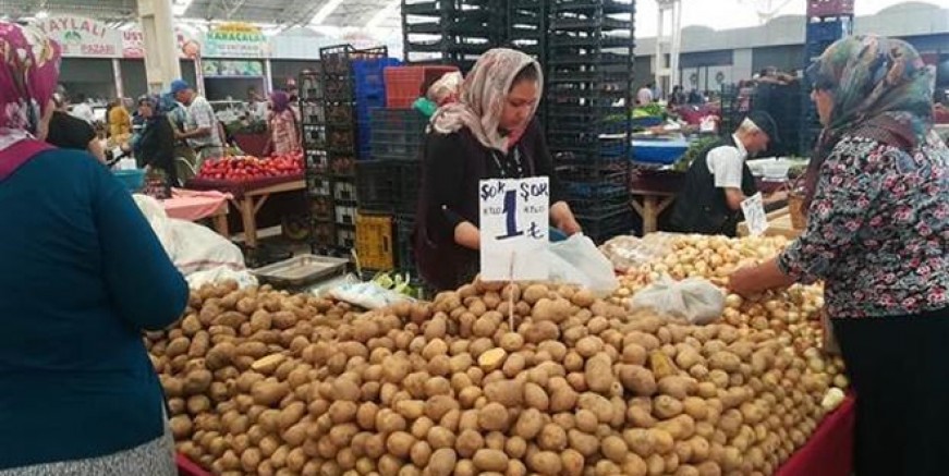 Patates üreticide 50 kuruş geriledi