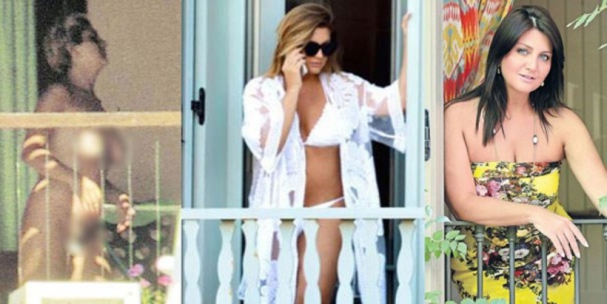 Sibel Can balkon geleneğini bozdu