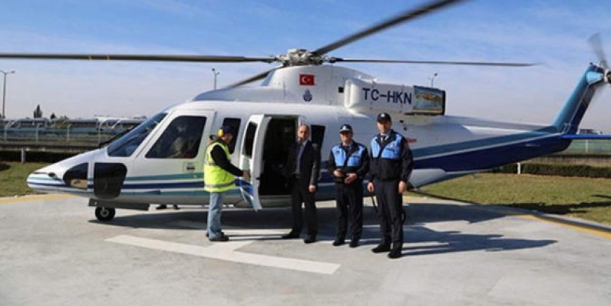 Belediyeden satılık helikopter!